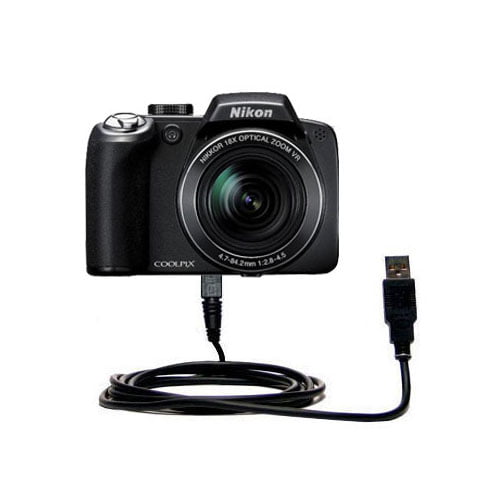 Gomadic USB Power Port Ready retractable USB charge USB cable wired specifically for the Nikon Coolpix S80 and uses TipExchange 